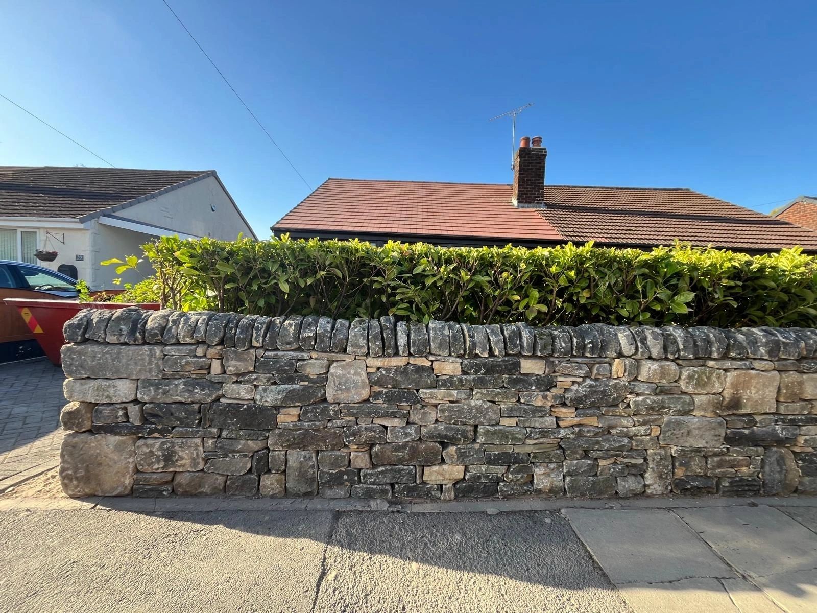 Traditional dry stone wall